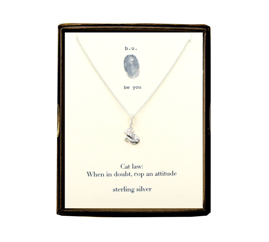 Cat Law Necklace