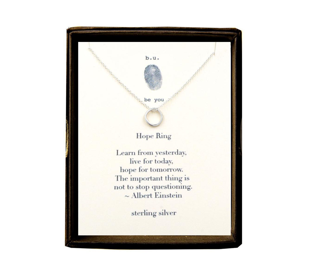 Hope Ring Necklace