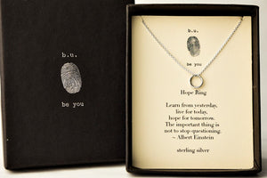 Hope Ring Necklace