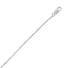 Load image into Gallery viewer, 019 Rhodium Plated Box Chain (1.0mm)