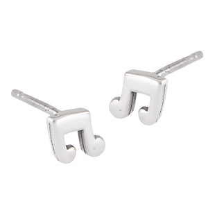 Music Note Stud Earring