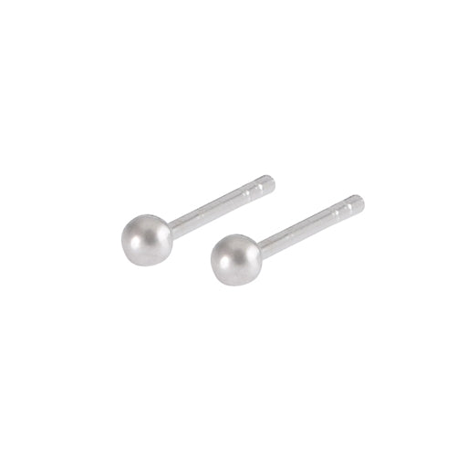 Teeny Tiny Ball Stud Earring