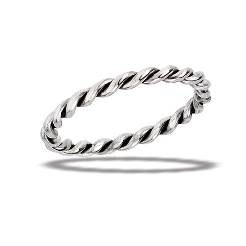 Sterling Silver Twist Ring