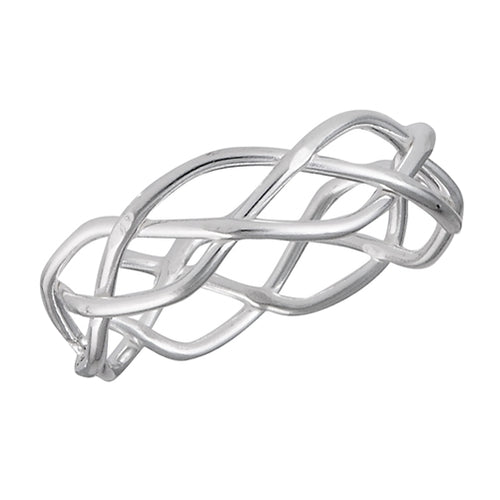 Sterling Silver Weave Ring