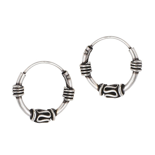 Bali Hoop Earring