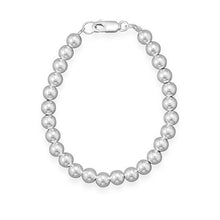 Load image into Gallery viewer, 6mm Sterling Silver Bead Strand