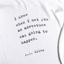 Load image into Gallery viewer, Organic Cotton Swaddle Blanket- A.A. Milne