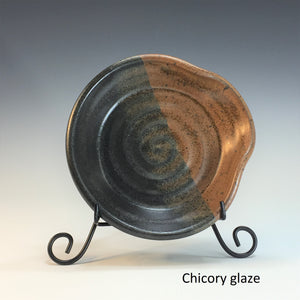 Hand Thrown Pottery Spoon Rest - Multiple Glazes
