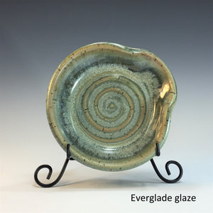 Hand Thrown Pottery Spoon Rest - Multiple Glazes