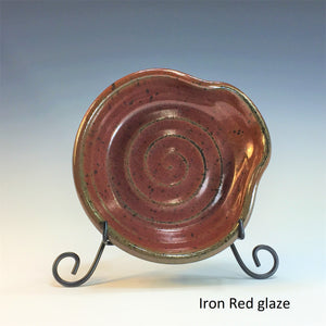 Hand Thrown Pottery Spoon Rest - Multiple Glazes