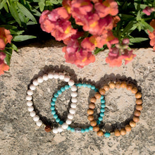 Load image into Gallery viewer, Wood Bead Fashion Stretch Bracelet