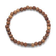 Load image into Gallery viewer, Palmwood Bead Fashion Stretch Bracelet