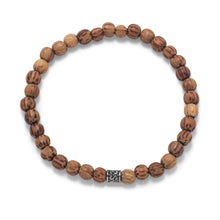 Load image into Gallery viewer, Palmwood Bead Fashion Stretch Bracelet