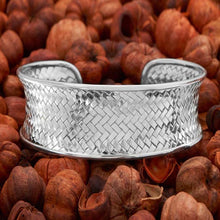 Load image into Gallery viewer, Concave Woven Cuff Bracelet