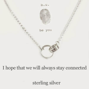 I Hope We Will Always Stay Connected Necklace