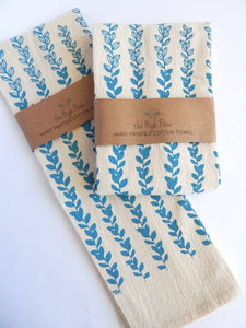 Blue Vine Kitchen Towel, Tea Towel