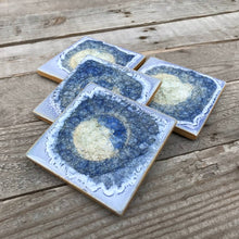 Load image into Gallery viewer, Geode Crackle Coaster - Periwinkle