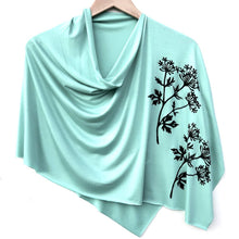 Load image into Gallery viewer, Parsley Poncho Green Topaz with Black