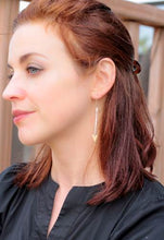Load image into Gallery viewer, Spear Brass and Sterling Earrings